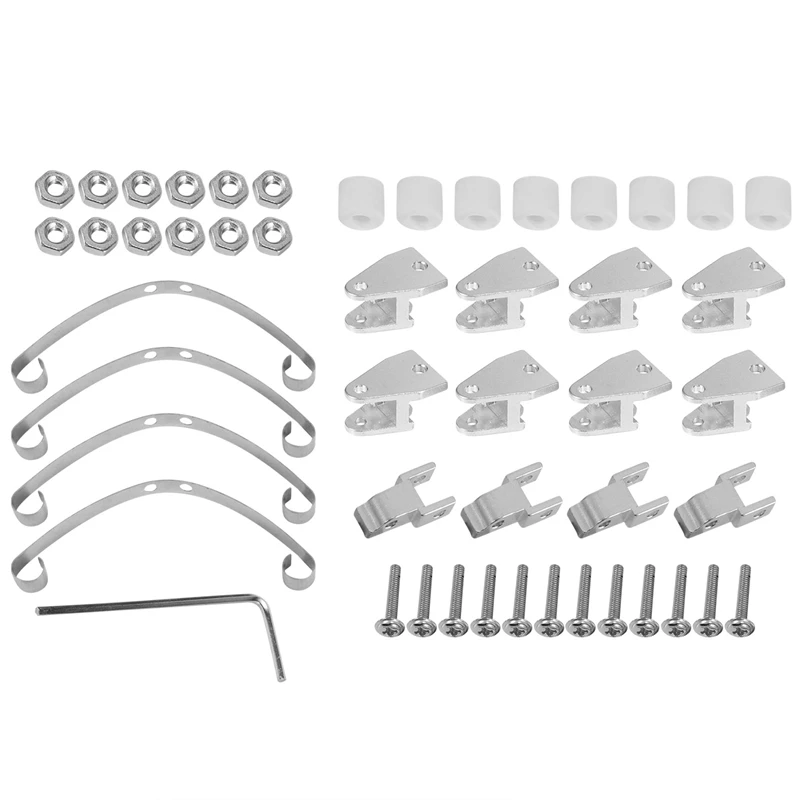 

Leaf Spring Suspension Set for WPL B14 B16 B24 B36 Henglong Ural Q60 Q61 Q62 Q63 Q64 4x4 6x6 Truck&Crawer,Silver