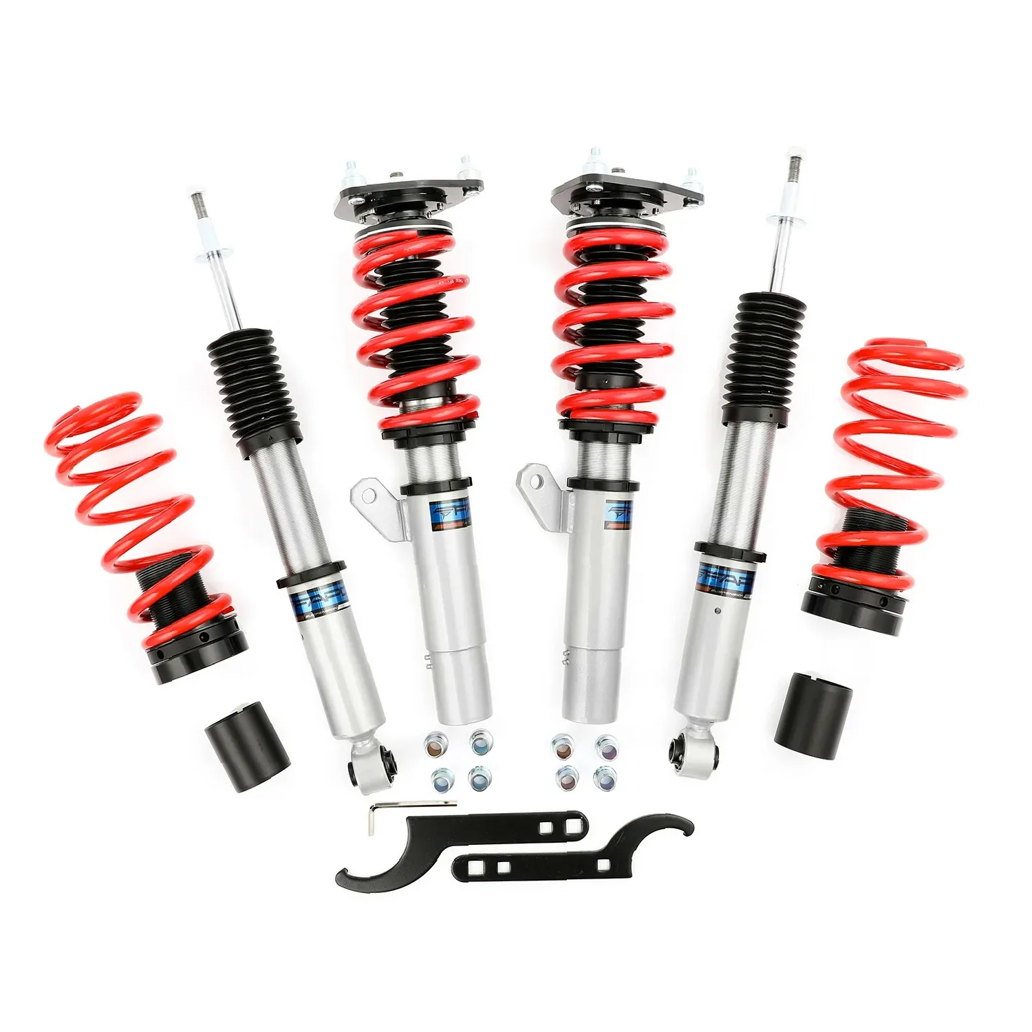 Фото Комплект койловерной подвески FAPO PS004810 для VW Golf MK8 2020+ с амортизаторами повышенной производительности №2