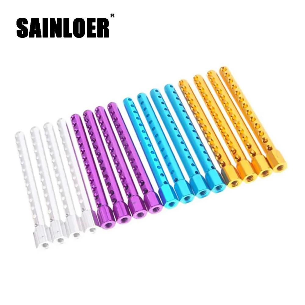 

SAINLOER Aluminum HSP 102037 122037 Metal Car Shell Column Body Mounts 02010 (02144) 1/10 Upgrade Parts For 94102 94122 94123