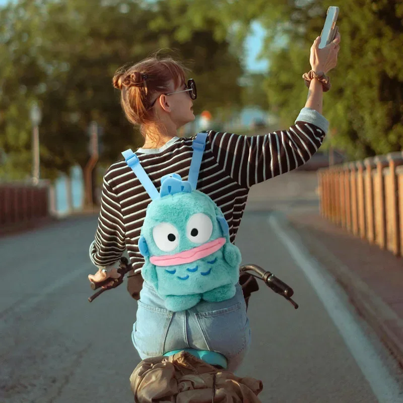 Sanrios Hangyodon мультяшная плюшевая кукла школьная сумка аниме кавайная Женская