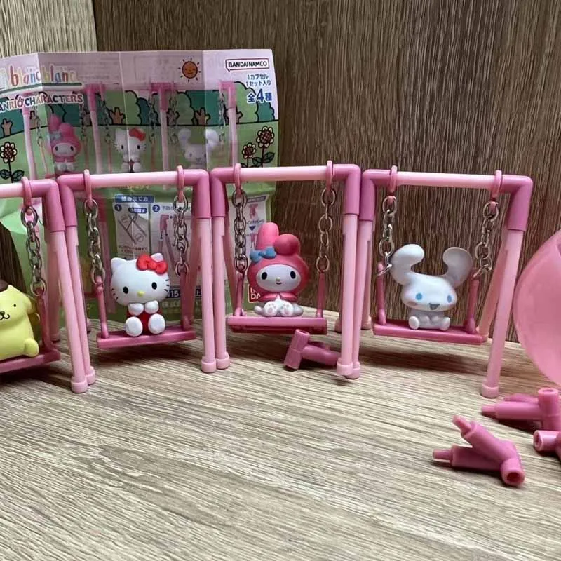 

Hellokittys Purin Dog My Melody Cinnamoroll Cartoon Swing Desktop Decoration Office Decoration Figurine Living Room Decor