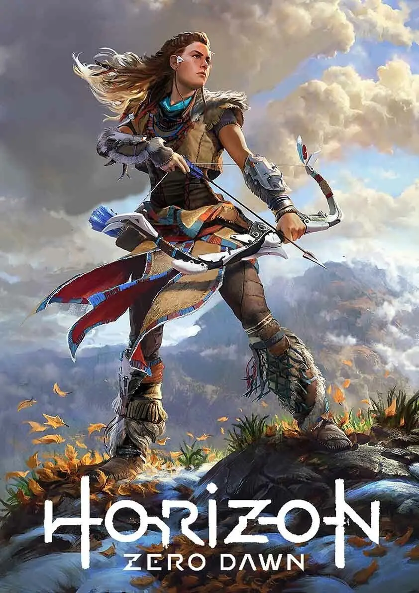 

Рисунок на холсте HORIZON ZERO DAWN, настенный постер для гостиной, Декор для дома