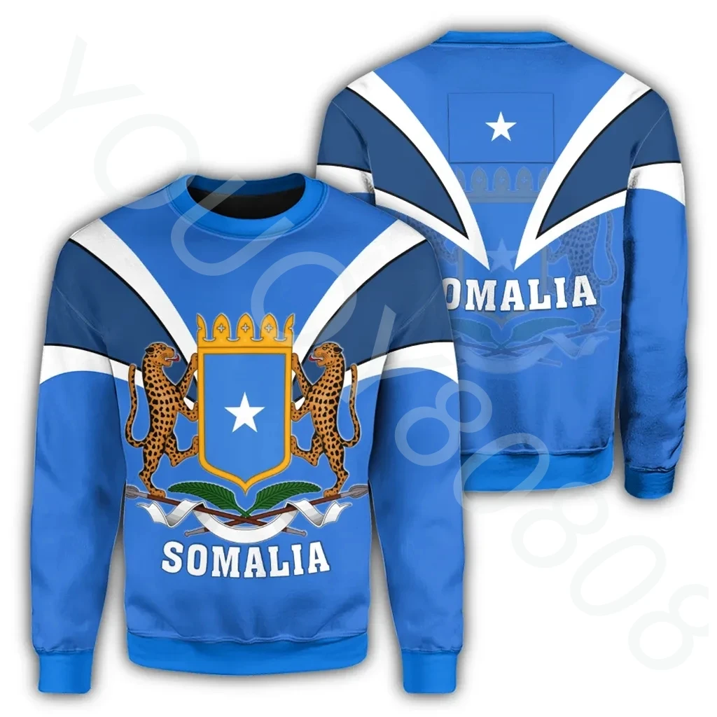Africa Somali Sweatshirts Tusks Style Sweatshirts Printed Hooded Zip Shirts Men's Women's All Wear Casual Sweatshirts Apex