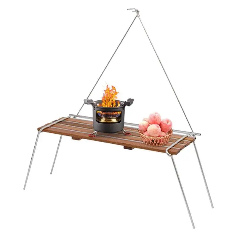 

Настольная Складная подставка для лампы, стойка для кемпинга, многофункциональный наружный держатель для хранения, подвесной держатель для кемпинга