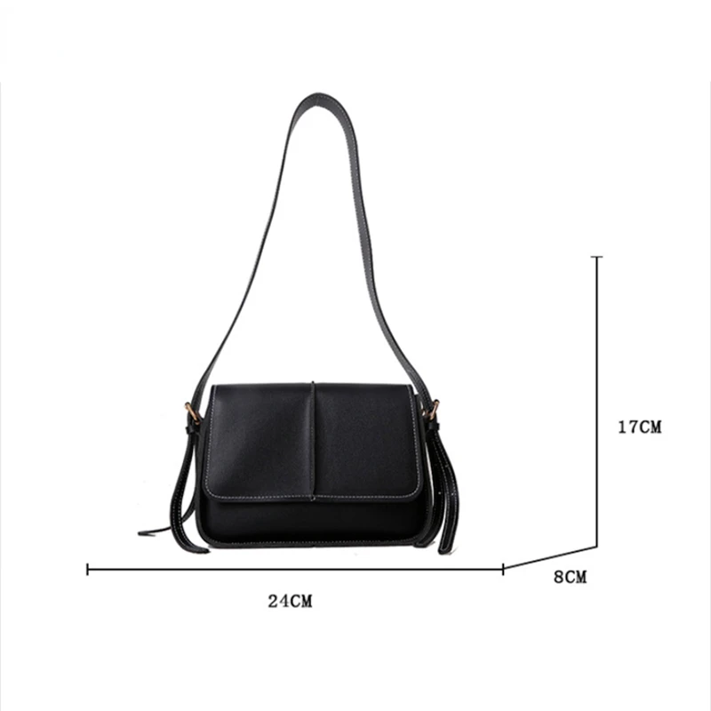 Female Fashion Internet Celebrity Shoulder Women's Bags Niche Simple Crossbody Bags Small Square Bag
