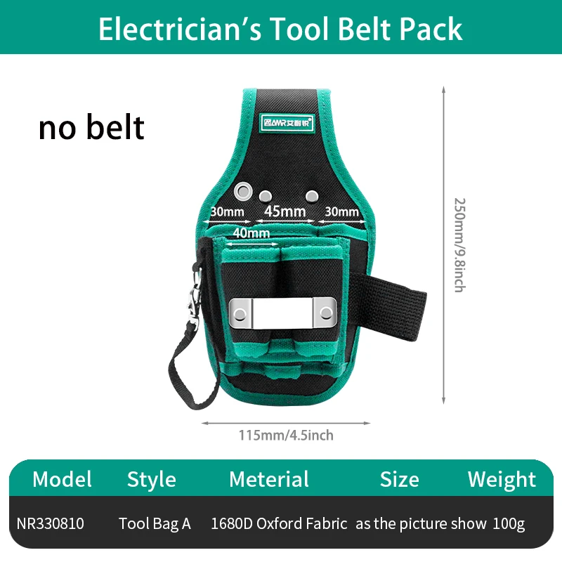 

AMR Многофункциональная поясная сумка из оксфорда для инструментов
