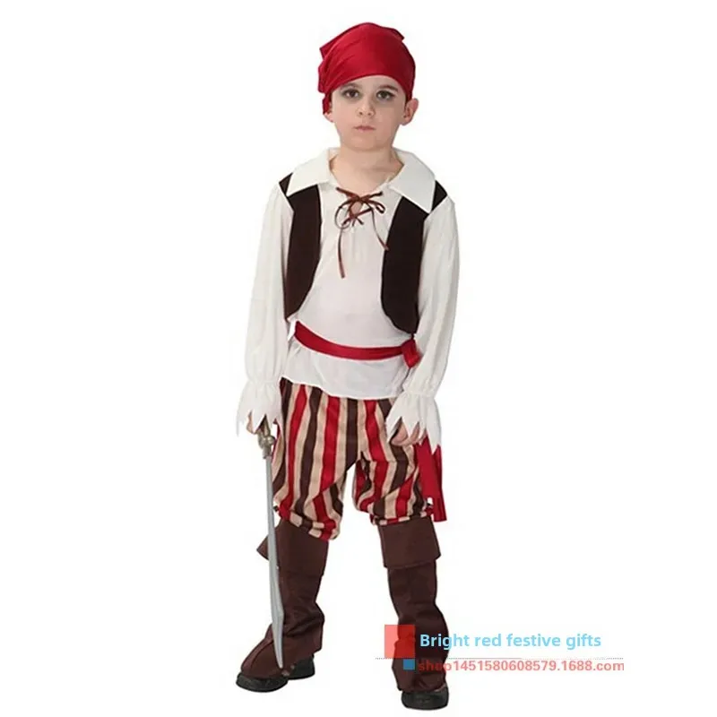 Хэллоуин Косплей Костюм Пират Одежда Для Ролевых Игр Макияж Бальное Платье