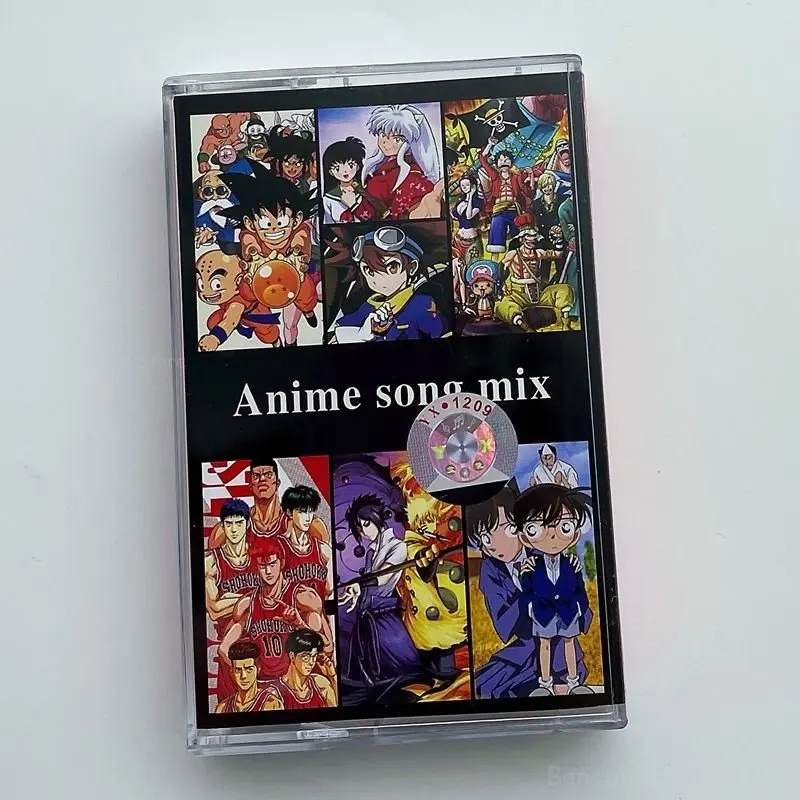 Наруто музыкальные кассеты One Day Brave Heart Anime Song Mix магнитная лента игрушки для сбора записи мультфильмов для мужчин и женщин коммеморативный подарок.