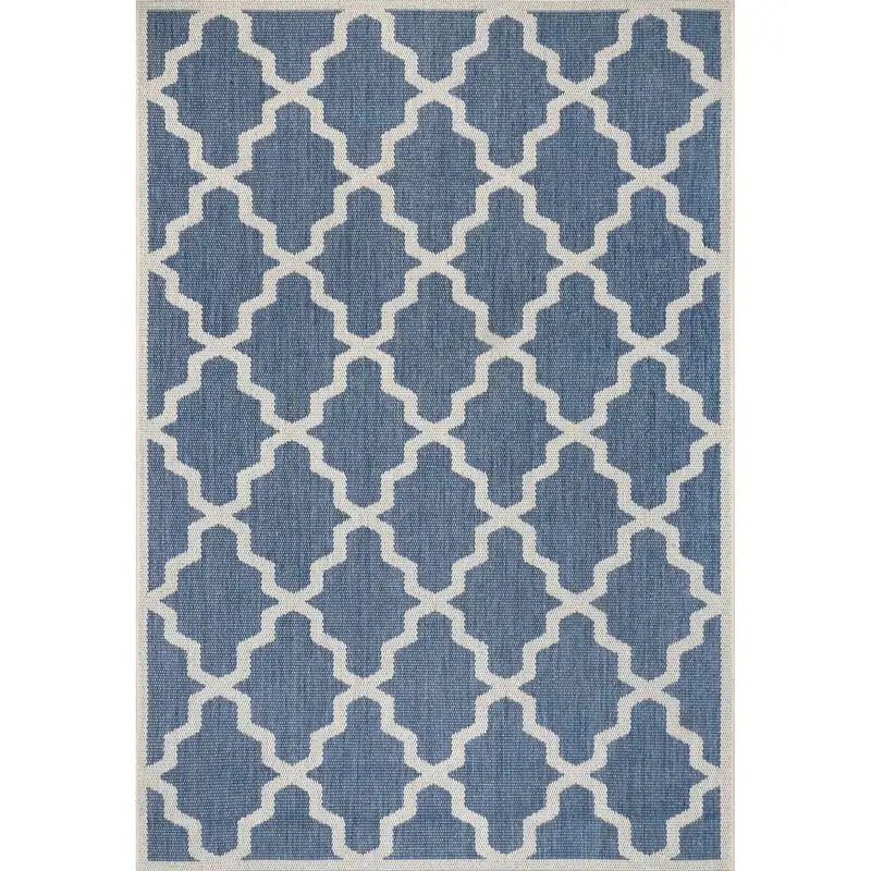 

Luxurious 4' x 6' Moroccan Blue Indoor/Outdoor Area Rug Makeup organizer Organizers storage Jewelry organizer Jewelry box Stora
