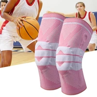 hot%ef%bc%81anti collision knee brace support not stuffy sweat absorbent basketball knitted spring knee pad workout equipment
