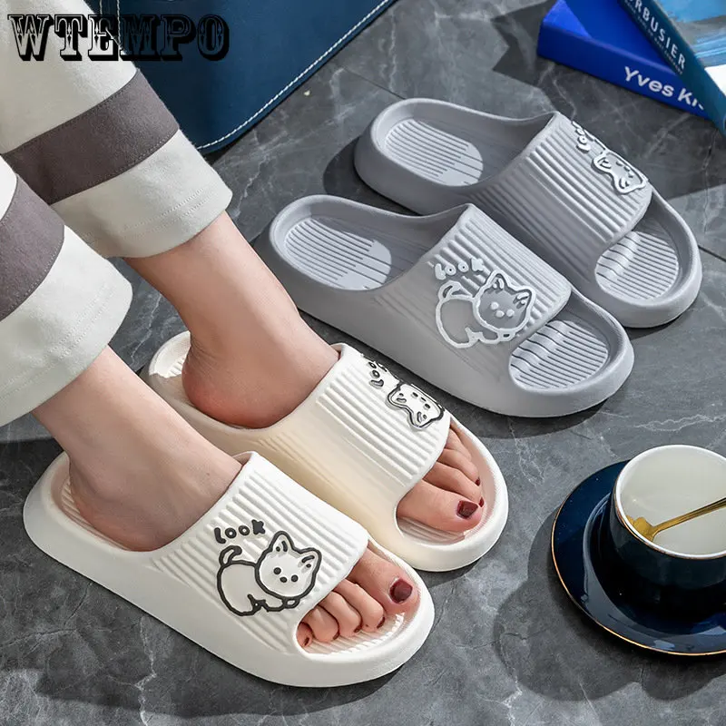 

WTEMPO Slippers Women Wear Outside Summer Home Indoor Non-slip Couple Soft-soled Sandals and Slippers Men Wholesale Dropshipping