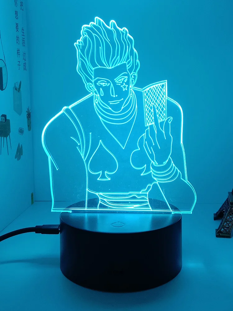 Hunter x hunter HxH hisoka хантер х для дома украшения ночник аниме фигурки декор комнаты