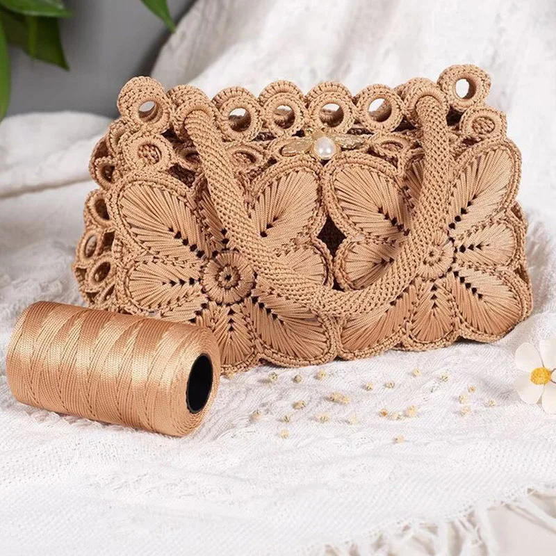 100 г/рулон нить для вязания крючком ледяная шелковая летняя пряжа своими руками