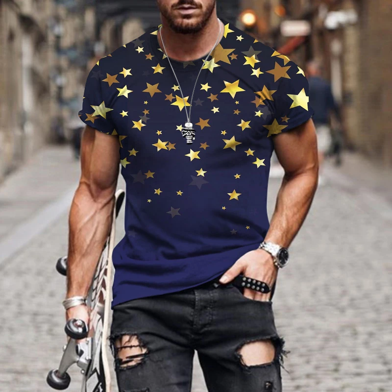 Футболка мужская/женская с коротким рукавом и цветочным принтом |