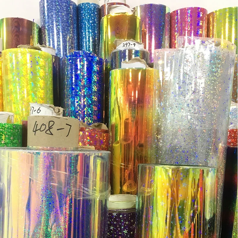 46x135 см Переливающаяся прозрачная виниловая пленка из ТПУ искусственная кожа для