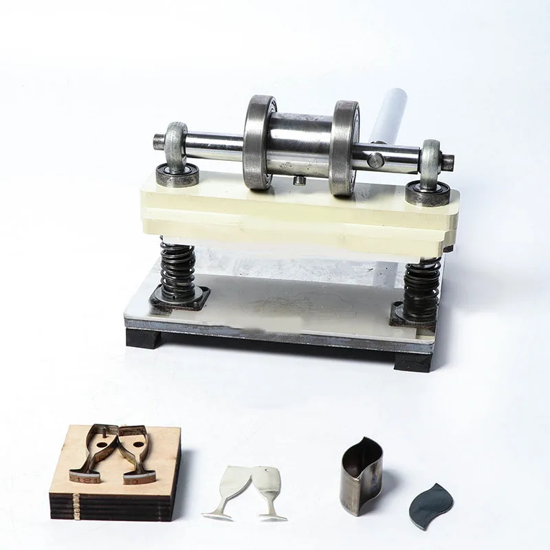 Новый ручной штамповочный станок Многофункциональный маленький пресс штамповочный станок бытовая машина для резки кожи (130*120 мм)