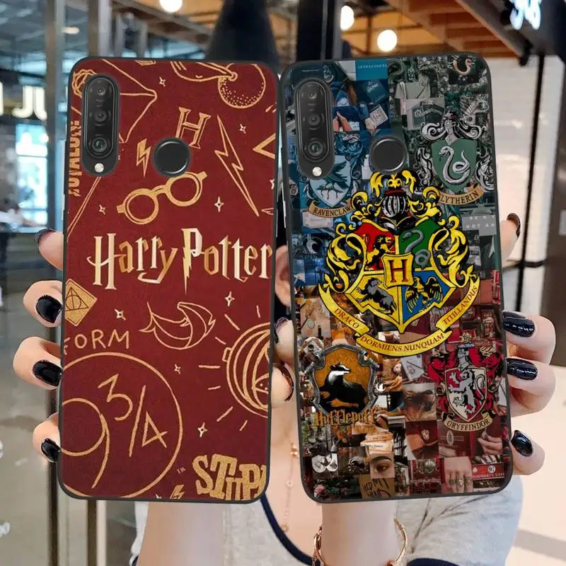 

Cartoon Design P-Potters Harry Phone Case For Huawei P20 P30 P40 P50 Lite E P Mate 50 40 30 20 Pro