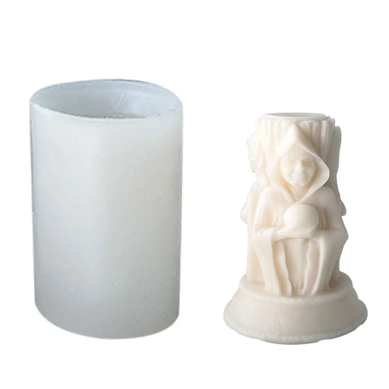 

European Style Women Shaped Candle Silicone Mold Handmade DIY Baking Molds Plaster Soap Mould Christmas Gifts Decoration