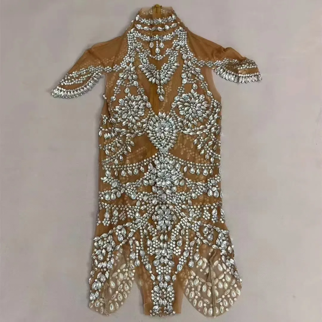 Сексуальный прозрачный боди для бара и ночного клуба