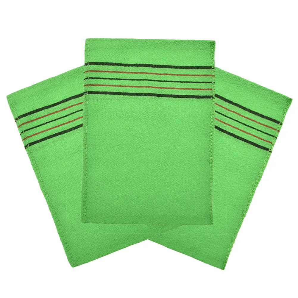 

3pcs Set Korea Italy Towel Bath Massage Skin Care Body Exfoliating Towels Simple Double-sided Bathroom ​Scrubbing Towel