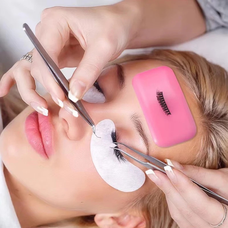 

Силиконовая подкладка для накладных ресниц, держатель для накладных ресниц, искусственные инструменты, изолированные накладки для макияжа...