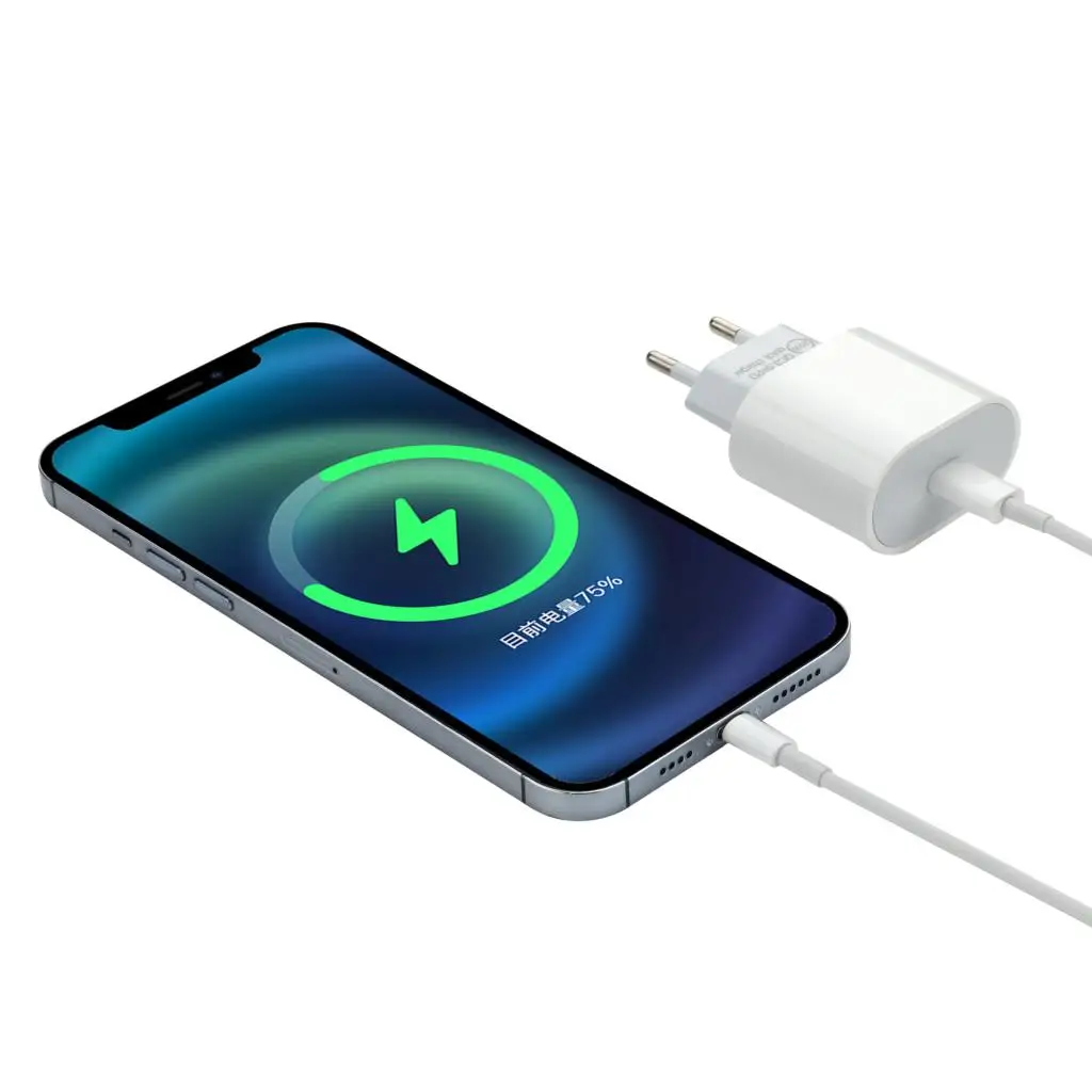 PD зарядное устройство 20 Вт USB Type C QC 4 0 3 Быстрая Зарядка адаптер внешний кабель для
