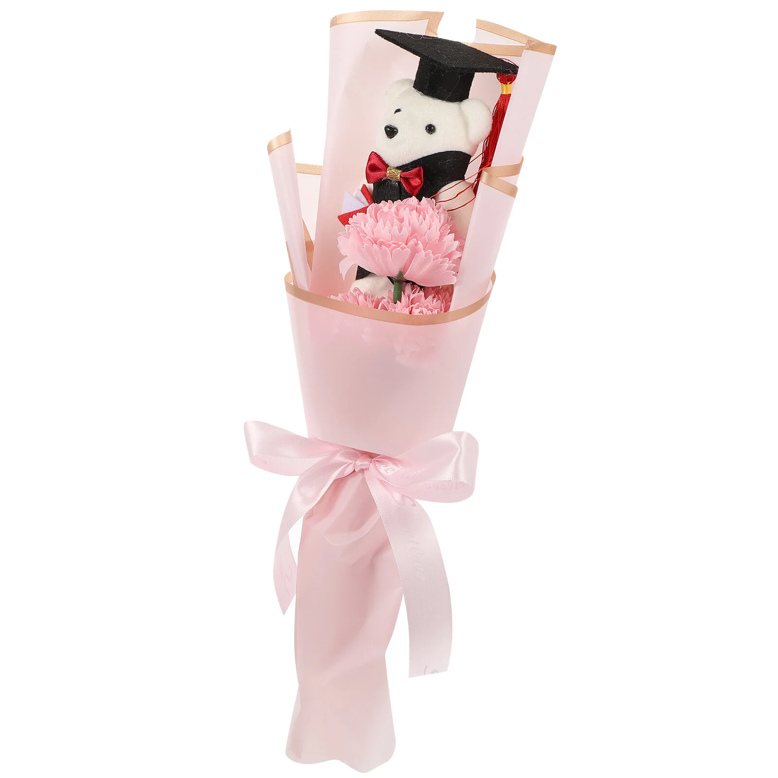 

Graduate Nursing Gift Flower Bear Bouquet Adorable Graduation Decor Graduates Plastic Ornament
