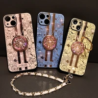 for iphone 11 12 13 phone case luxury with lanyard for iphone11 12 13 pro max lens all inclusive lanyard holder protective cover