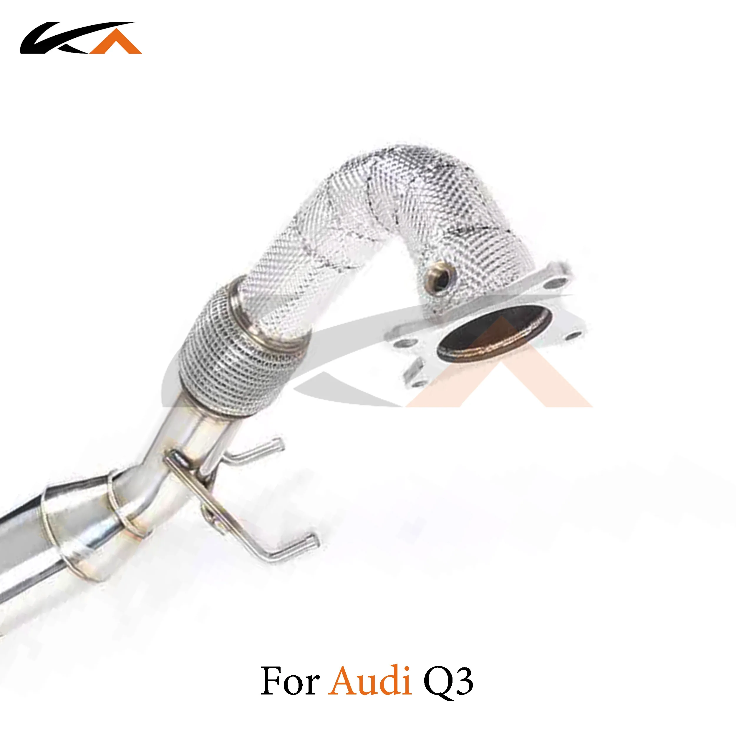 Стальные насадки для выхлопной трубы KA тюнинг Audi Q3 2 0 T