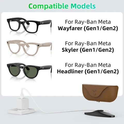 Зарядная подставка HiBloks для чехлов Ray-Ban Meta