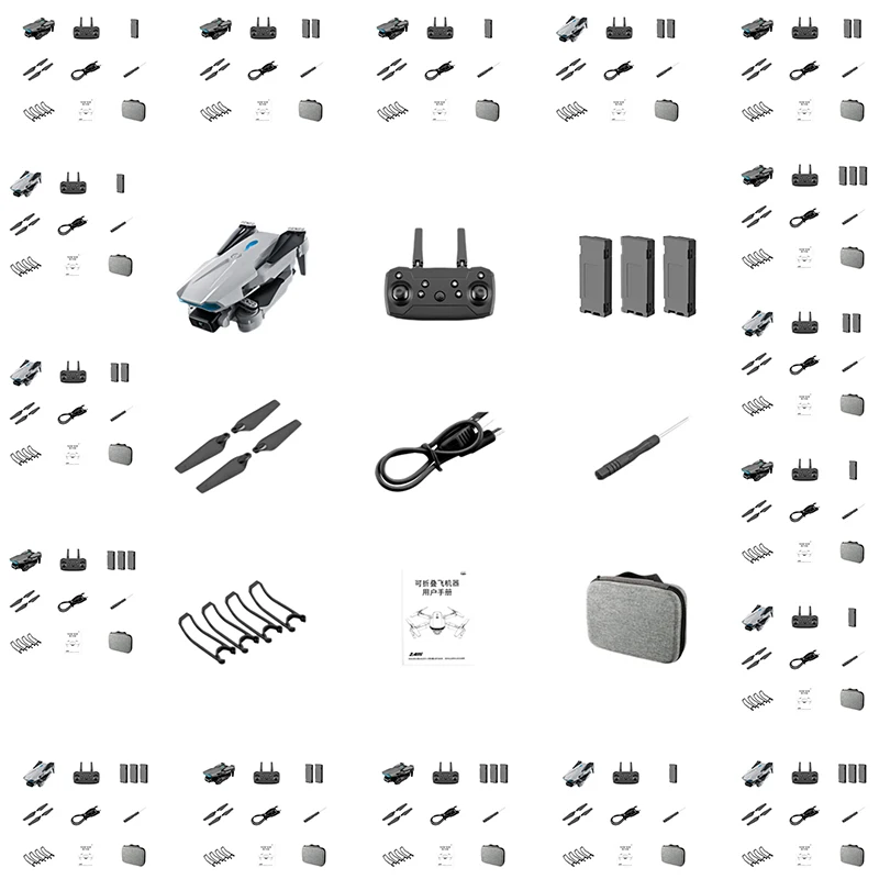 

Складной Дрон S89 4K с высокой четкостью для аэрофотосъемки, двойная камера, четыре оси, самолет с воздушным давлением и фиксированной высотой...