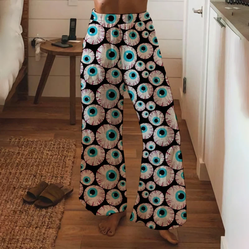 

2022 Summer Thin Pants Women Casual Loose Wide Leg Trousers Hip-hop Streetwear Straight Pants Elastic Band Oversized Cool