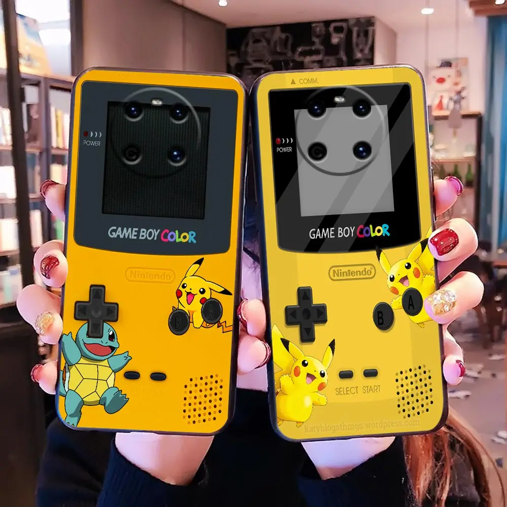 

Funda Coque Para Case For Huawei P10 P20 P30 P40 P50 P50E Mate 10 20 40 RS Lite E 5G Pro Plus Capa Case Game-Boy Color-P-Pokemon