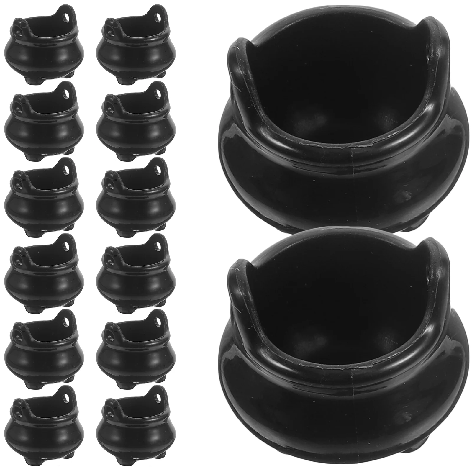 

Halloween Miniature Mini Cauldron Miniatures Ornaments Dollhouse Pot Witch Crafts Candy Toys Decoration Bulk Stove Landscape