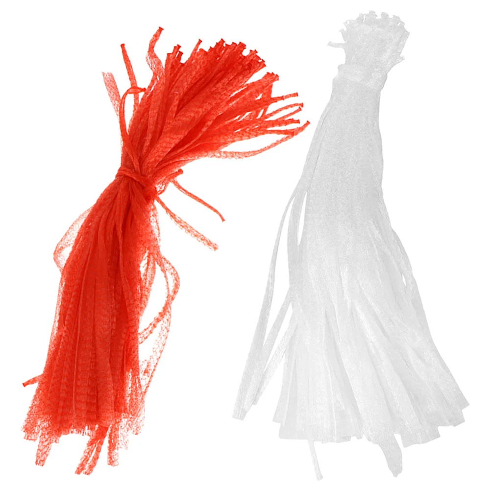 

200Pcs Safe Net Bag Fruit Netting Bags Mesh Bags Mesh Vegetable Bags for Storage Restaurant Kitchen