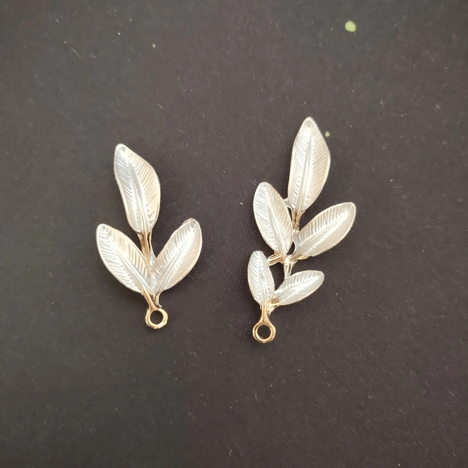 

10 шт., подвеска в виде листьев из металлического сплава