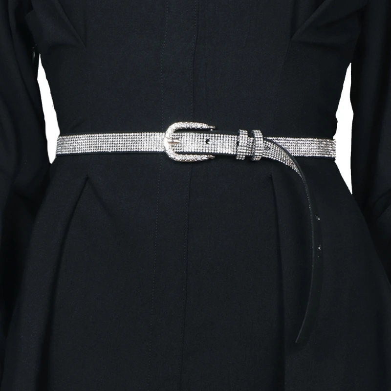 

Ladies Bar Waist Belt Luxurious Waist Strap with Buckle Waist Belt