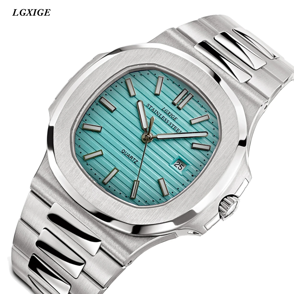

2023 Hot Top Brand Luxury Watches Men 316L Stainless Steel Quartz Watch 50m Waterproof PP Military Mens watch Fashion For Men
