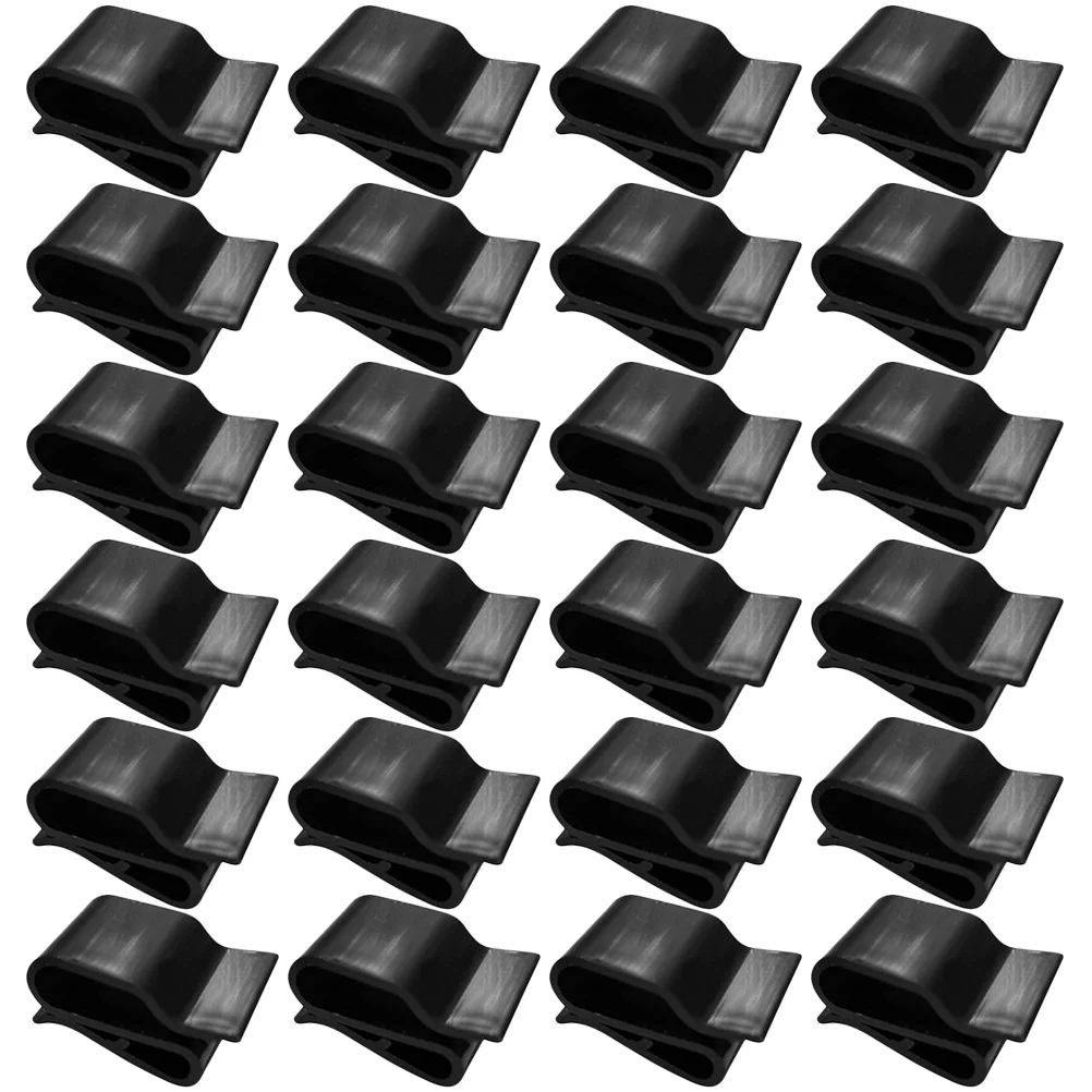 

30 Pcs Hook Photovoltaic Cable Clamp Frame Hooks Trailer Wire Clips Abs Plastic