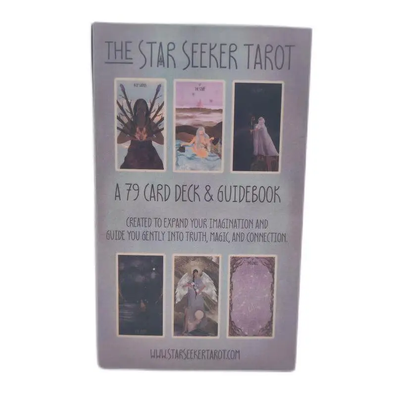 2022 New 12x7cm The Star Seeker Tarot Deck 79 Cards/Set With Instruction For Friends Party Interaction Divination Board Games enlarge