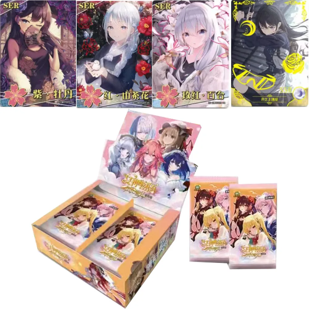 Новая коллекция открыток в стиле богини бокс-усилитель Аниме игра для девушек