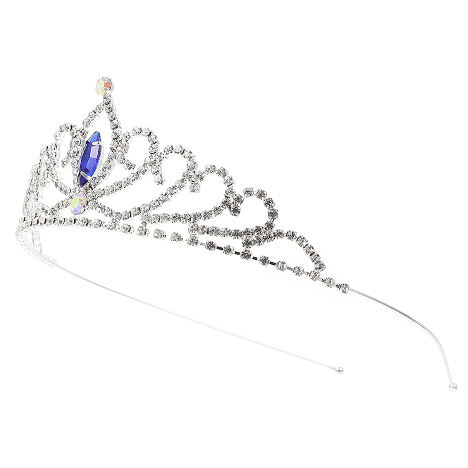 

Rhinestone Tiaragirls Birthday Crystaltiaras Hair Weddingheadpiece Kids Shining Girl Flower Jewelry Weddings Bridechild