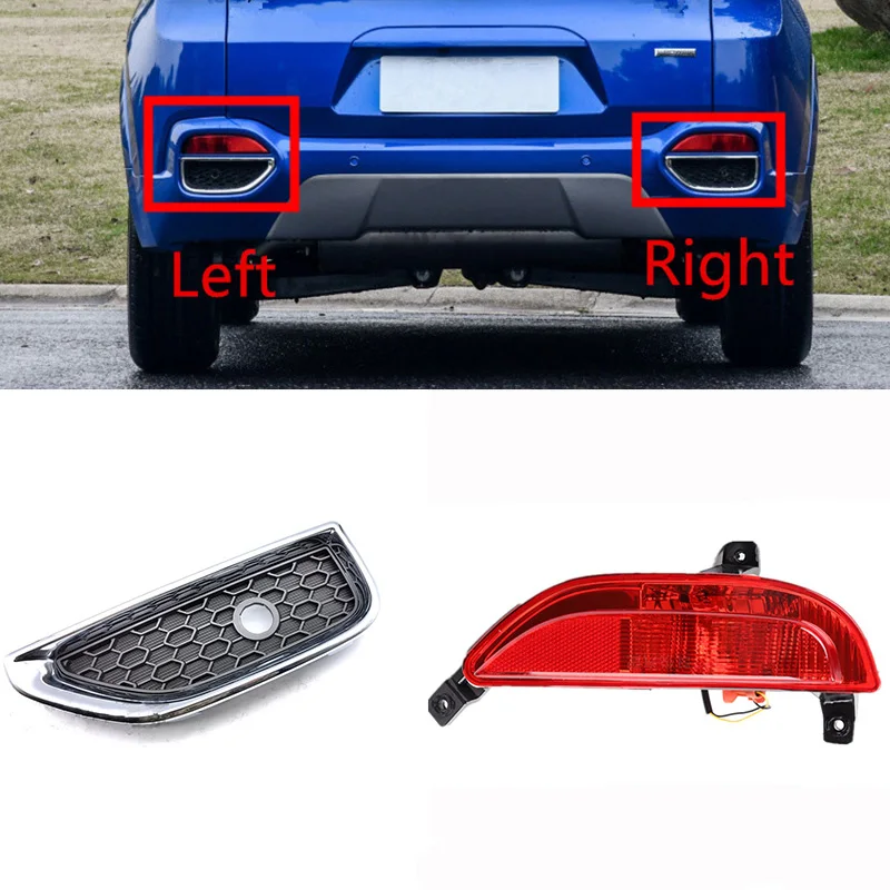 

Rear Fog Light Decorative Cover Grille Cap For Chery Tiggo 4 5X 2017 2018 2019