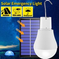 led lantern rechargeable light outdoor waterproof solar bulb hanging lamp courtyard garden portable camping lights outdoors