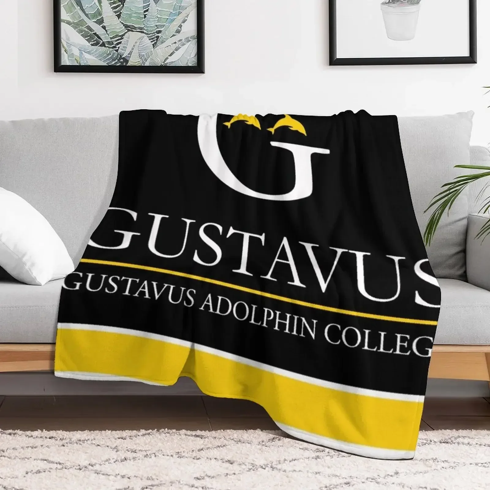 Одеяло для колледжа Gustavus Adolphin пушистое летнее постельное белье одеяла
