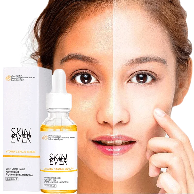 

Vitamin C Whitening Facial Essence Anti Aging Skin Brighten Oil Control Moisturize Shrink Pores Face Care Serum 30ml