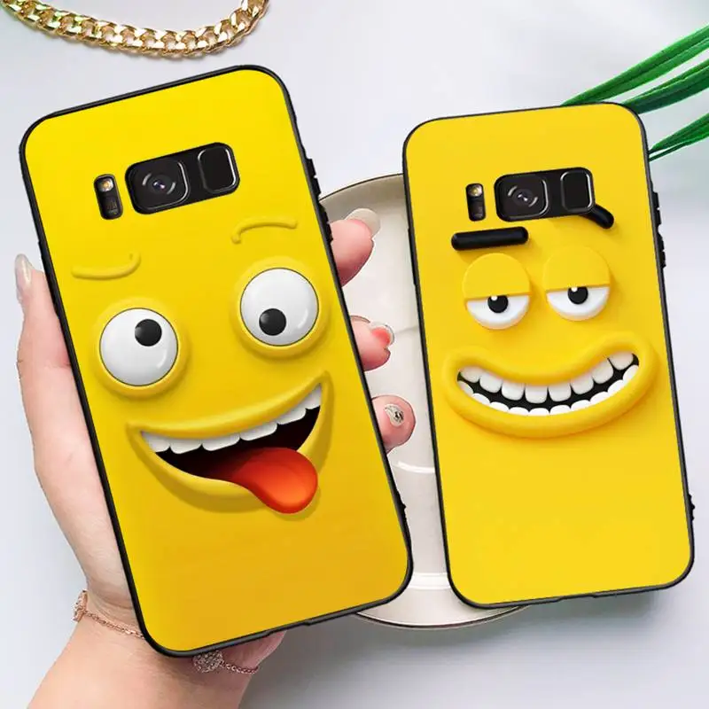 

YNDFCNB Funny F-Face Phone Case for Samsung Note 5 7 8 9 10 20 pro plus lite ultra A21 12 72