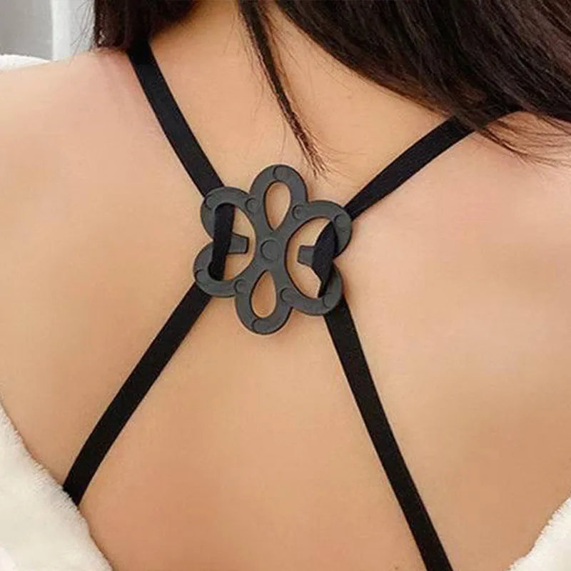

Underwear Bra Buckle Invisible Shadow-shaped Back Intimates Accessories Clips Slip Bra Strap Butterfly Heart Flower Shaped