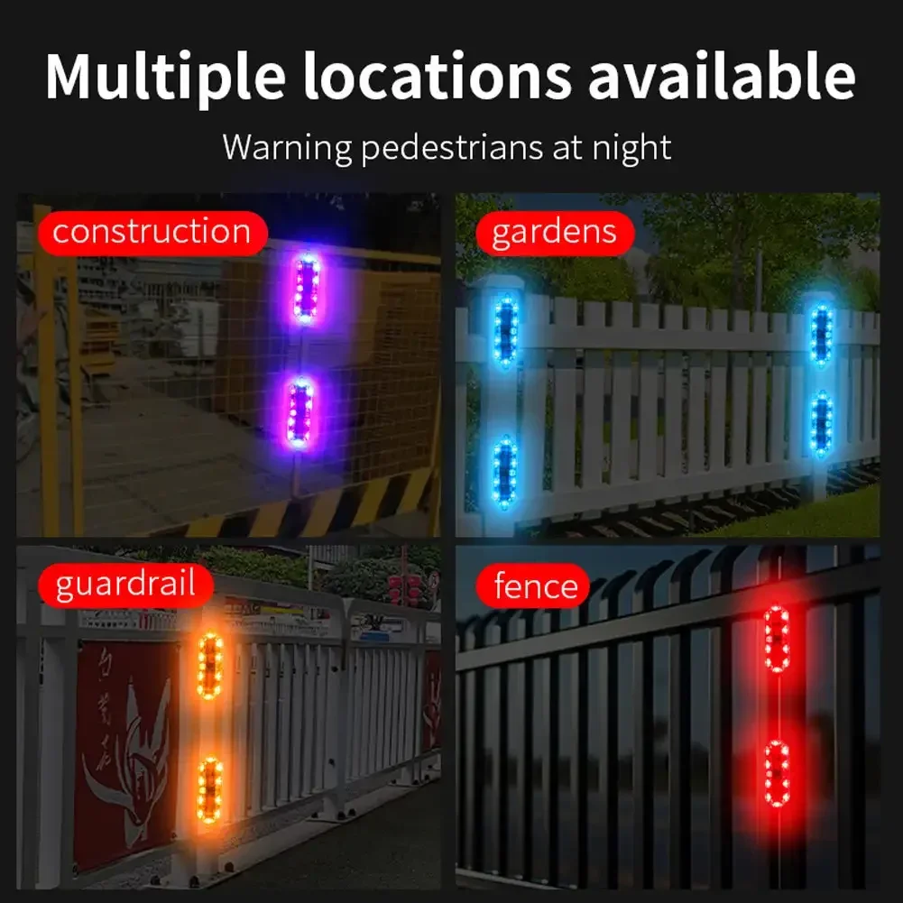 1PC Solar Power LED Warning Light for Car Motorcycle Vehicle Bicycle Tail Anti-rear Strobe Flashing
