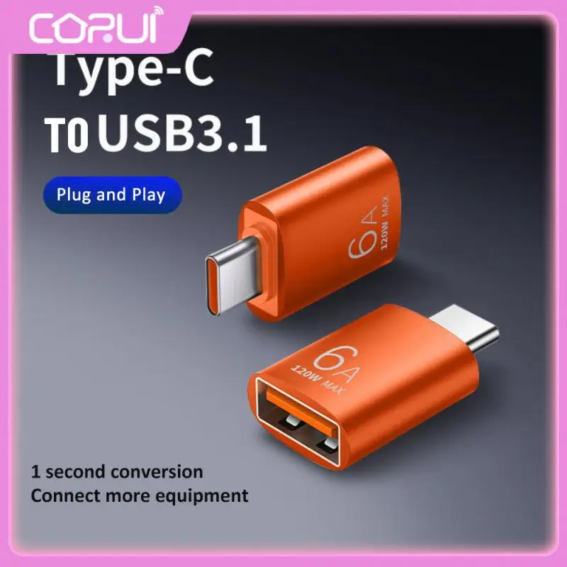 

Usb C Charging Connector Fast Charging Adapter Mini Type C Female To Usb Male Converter Usb 3.0 To Type C 6a Otg Adapter 1pc New